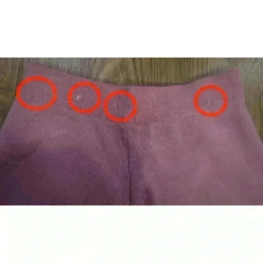 NWT Andrea Jovine All Pure Wool Pink Stirrup Pants, Size S - Picture 15 of 16